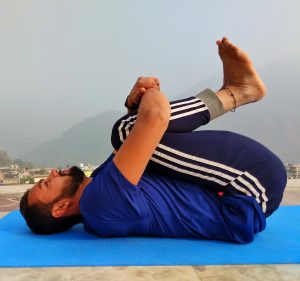 yoga for back pain wind releasing pose